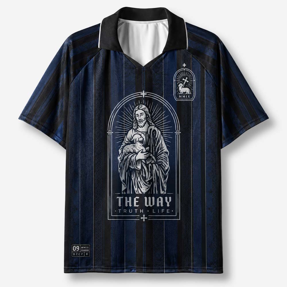 Way of Life Graphic Collar Jersey
