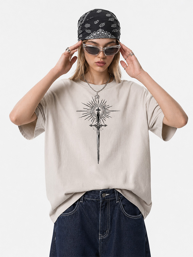 Fearless Sword Vintage Washed T-Shirt