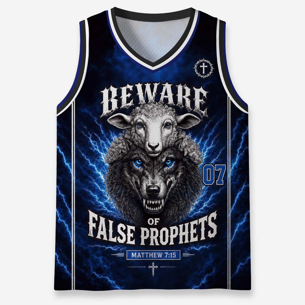 Wolf and Sheep Graphic Mesh Jersey Tank Top
