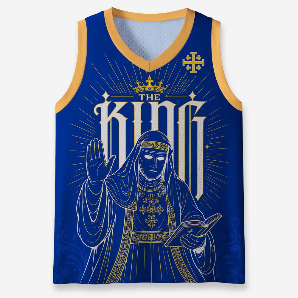 The King Graphic Mesh Jersey Tank Top
