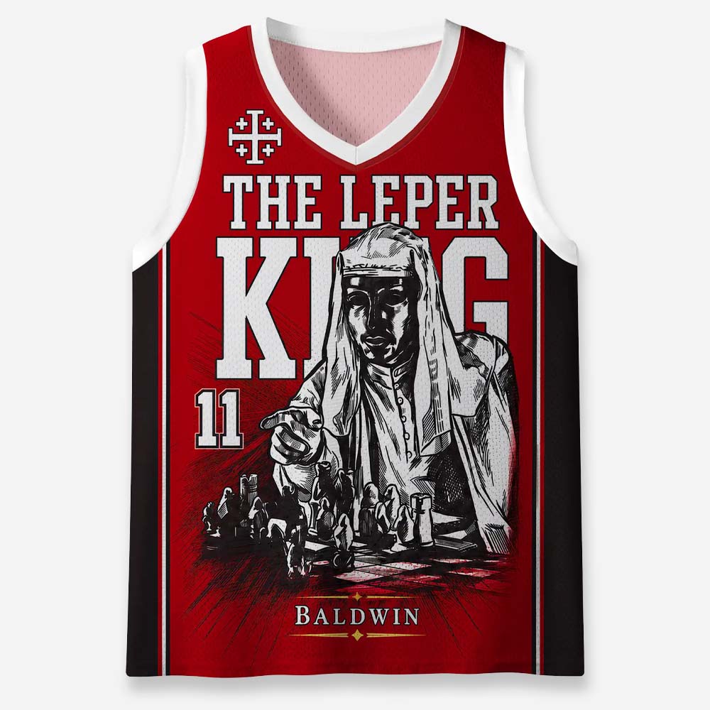 Masked King Graphic Mesh Jersey Tank Top
