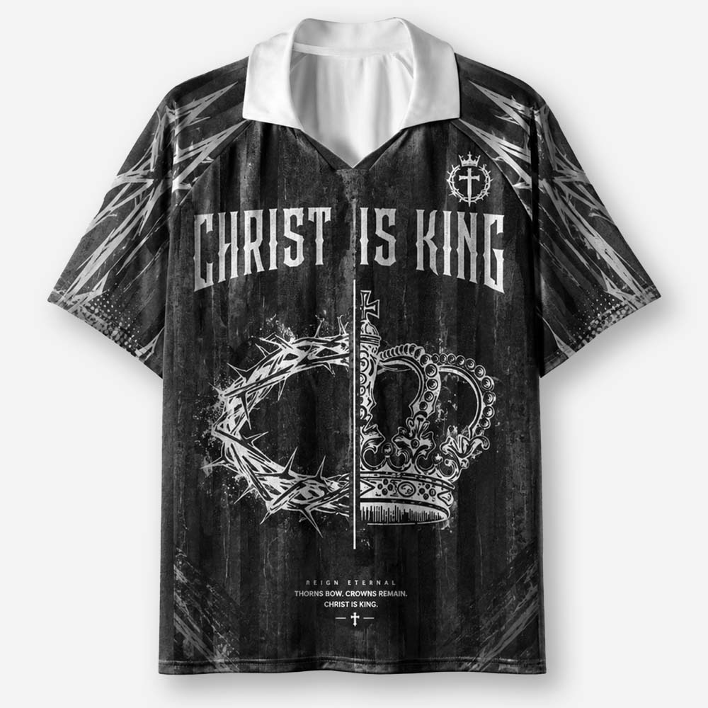 Crowned in Strength Graphic Collar Jersey