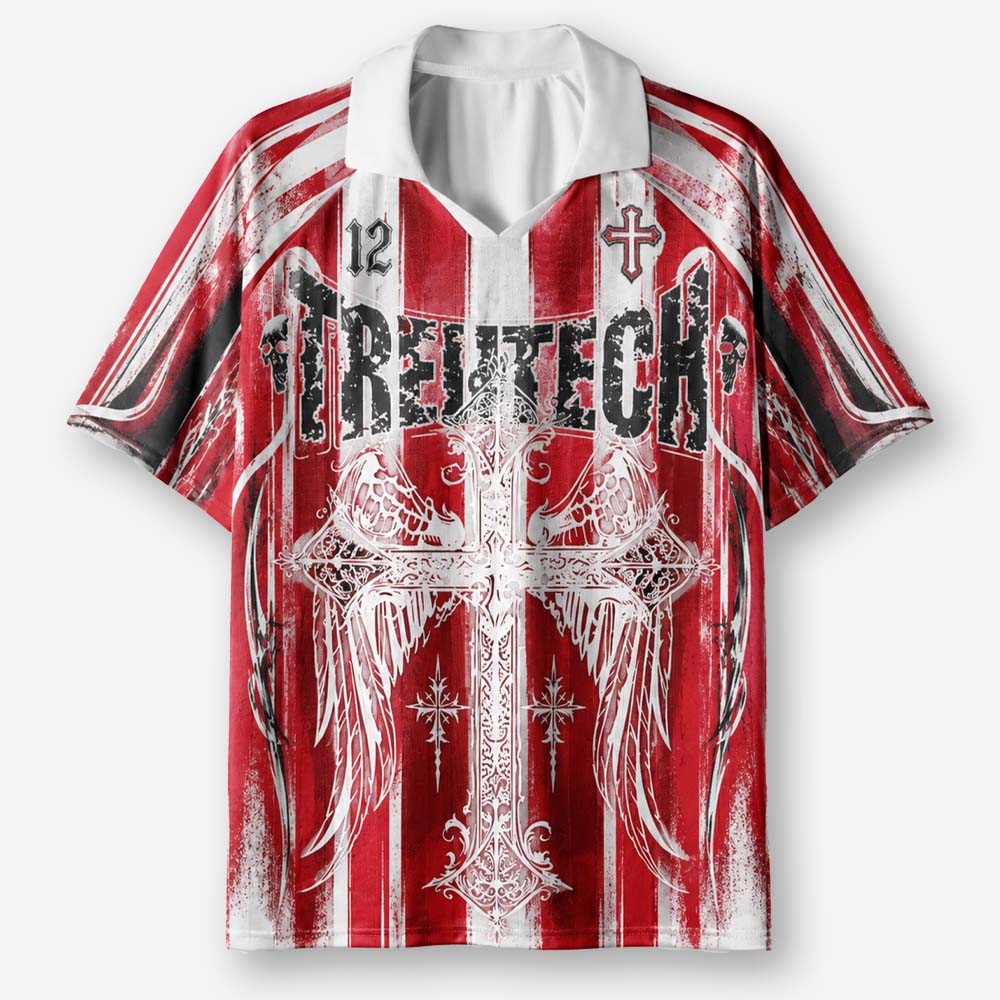 Winged Tech Emblem Graphic Collar Jersey