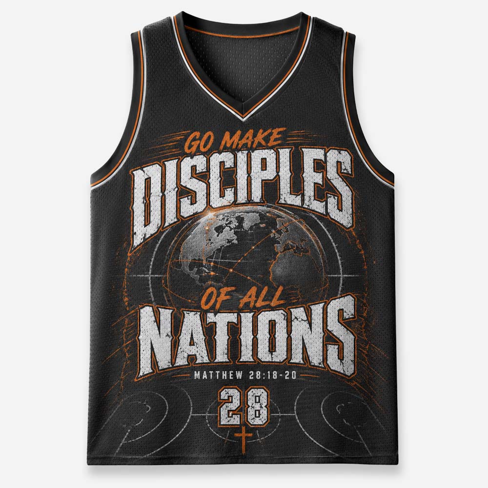 All Nations Graphic Mesh Jersey Tank Top