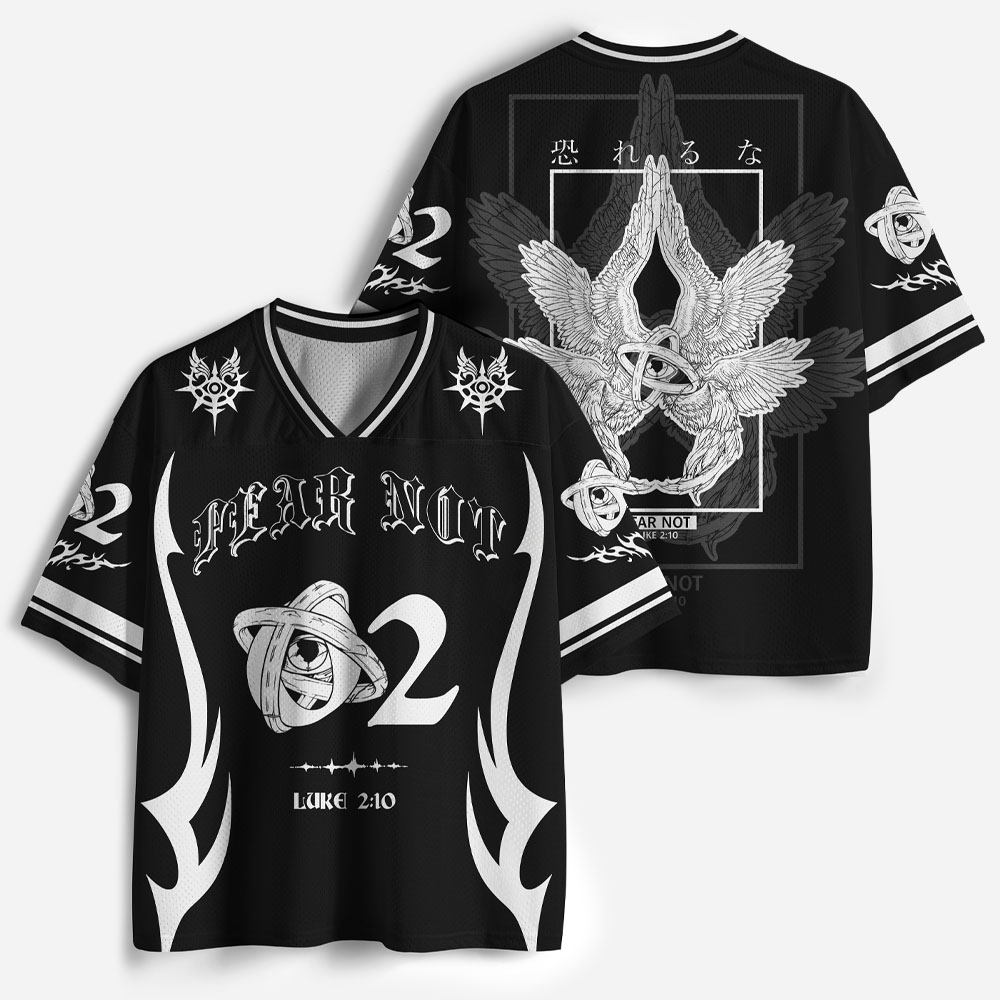 Fearless Eye Wing Graphic Mesh Jersey
