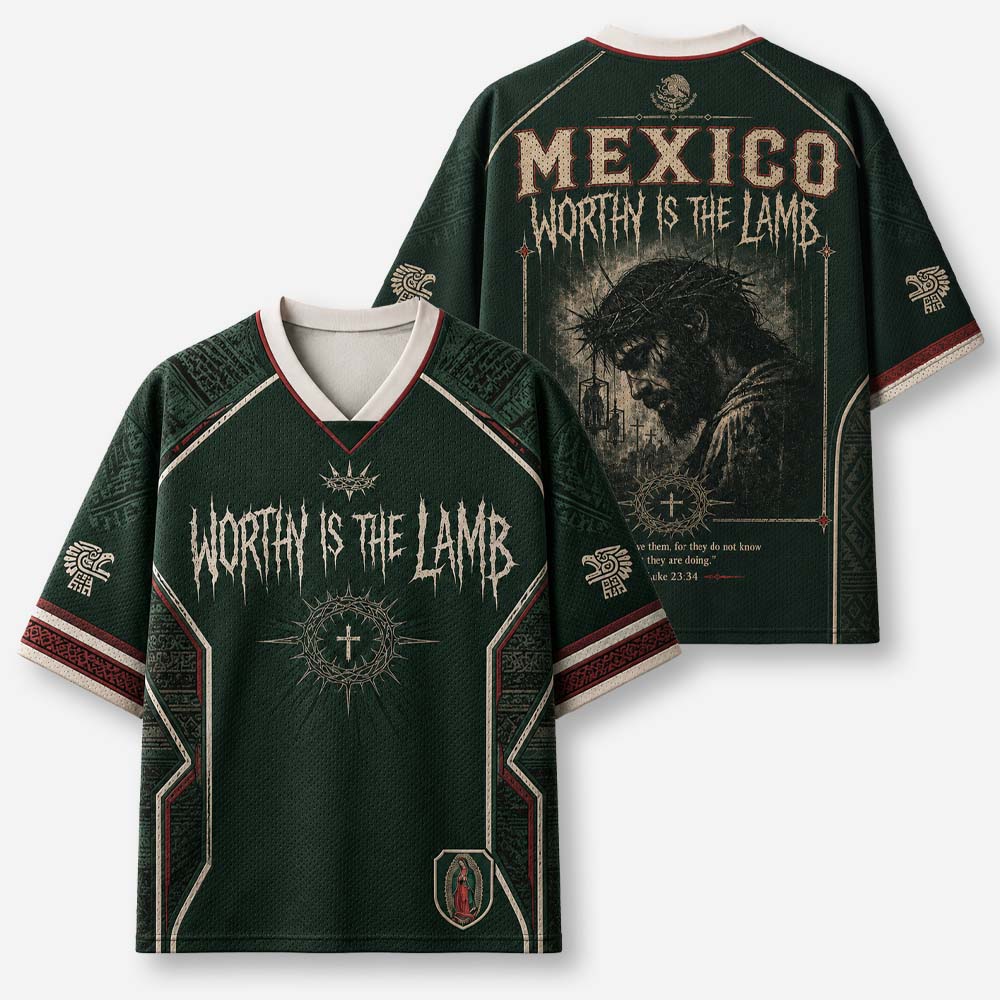 Lamb Worthy Graphic Mesh Jersey