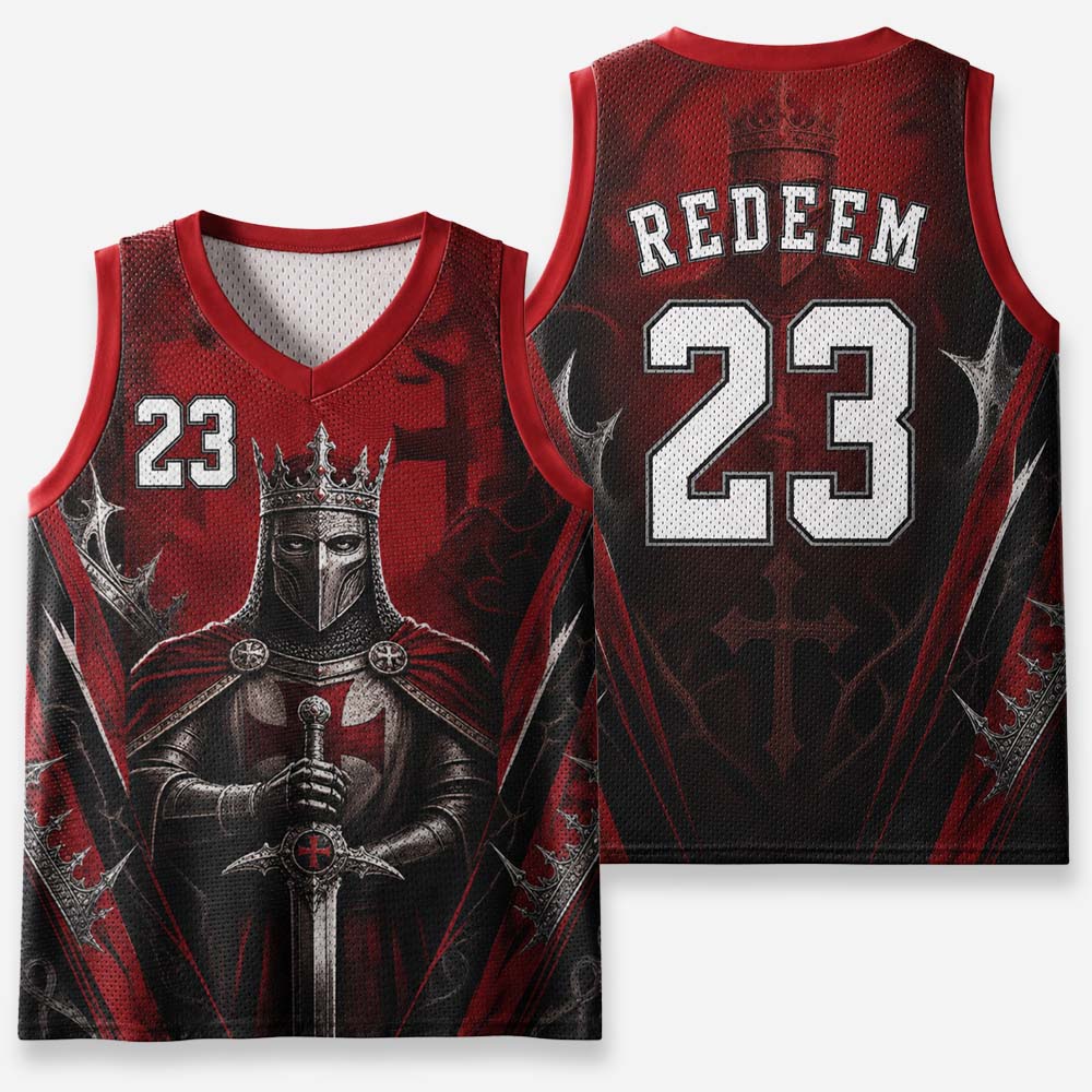 Masked King Graphic Mesh Jersey Tank Top