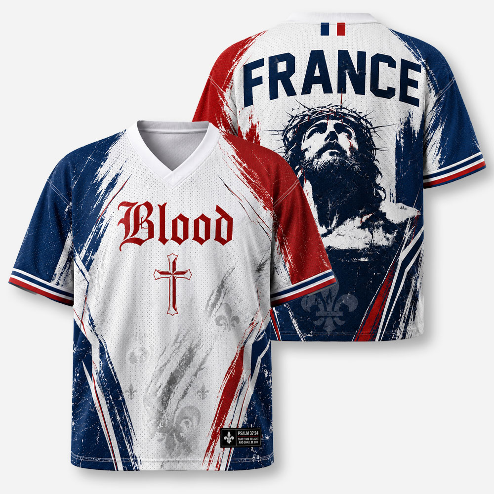 By The Blood Graphic Mesh Jersey