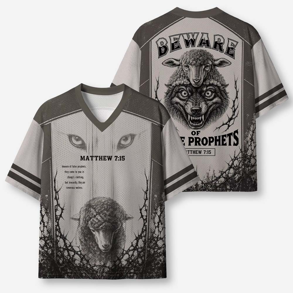 Wolf and Sheep Graphic Mesh Jersey
