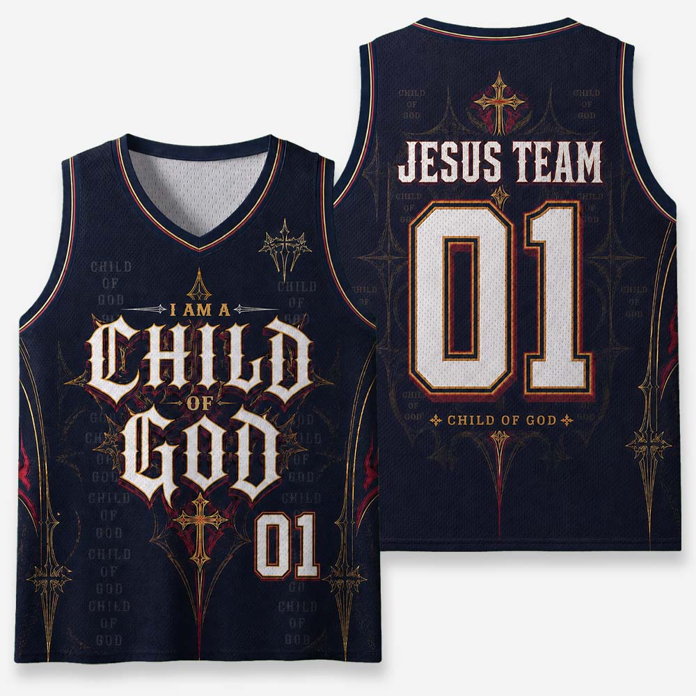 Child Emblem Graphic Mesh Jersey Tank Top