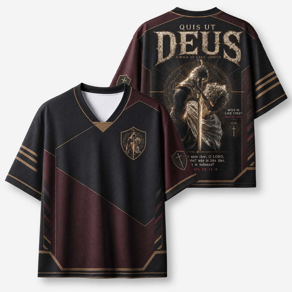 Angel Sword Graphic Mesh Jersey