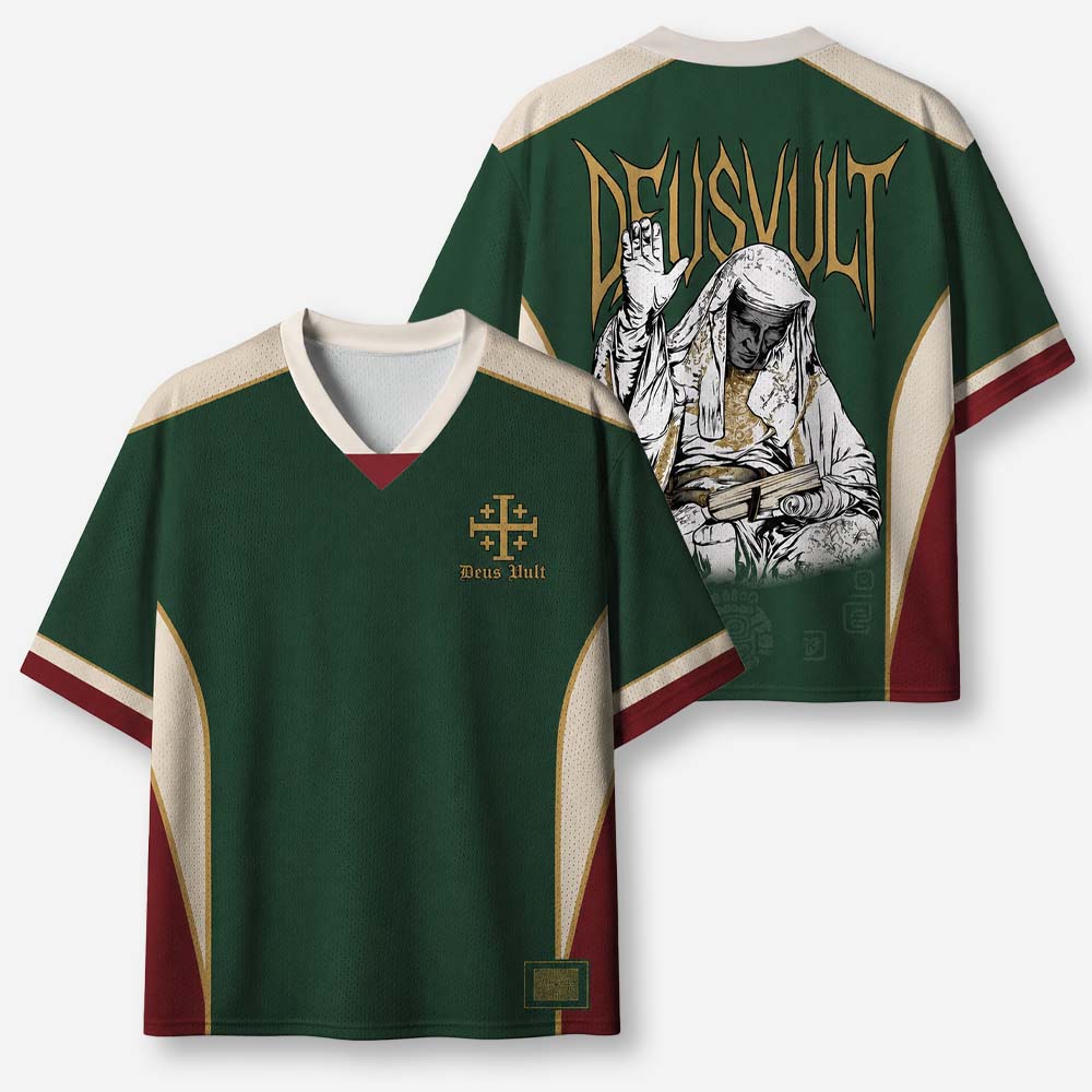 Masked King Graphic Mesh Jersey