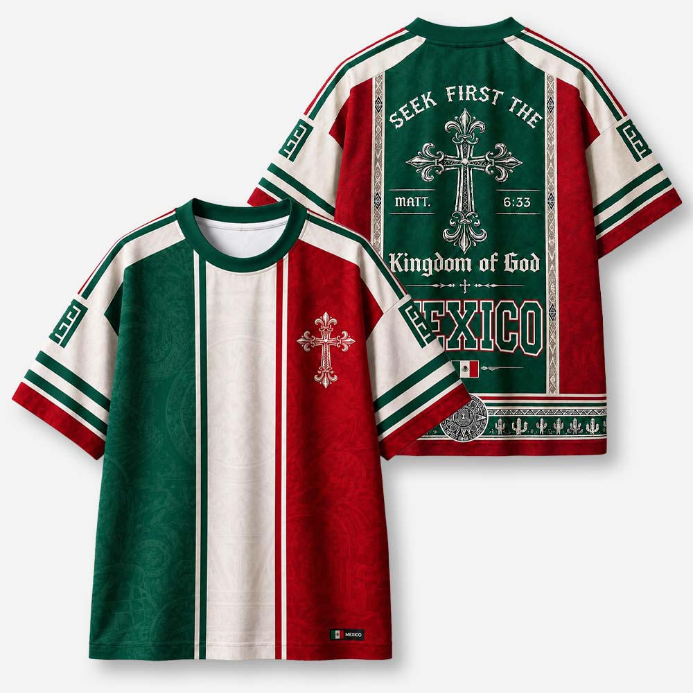 Kingdom Emblem Eco Oversized Graphic Tees · GRS Certified