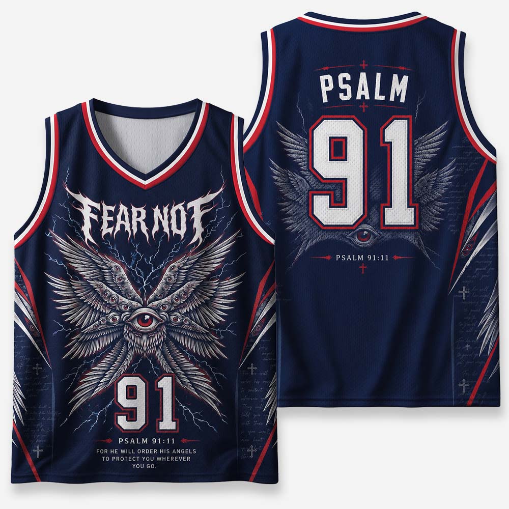 Eye Wing Graphic Mesh Jersey Tank Top