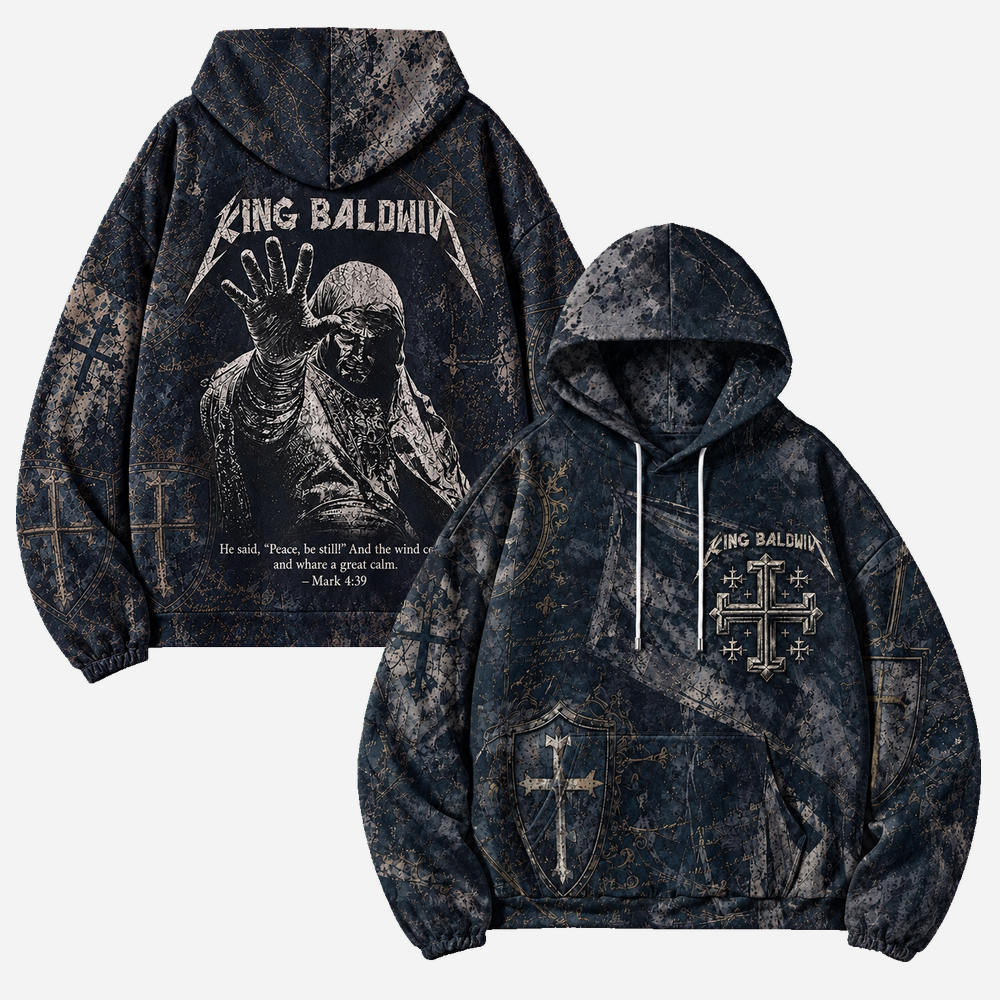 Masked King All Over Print Scuba Hoodie