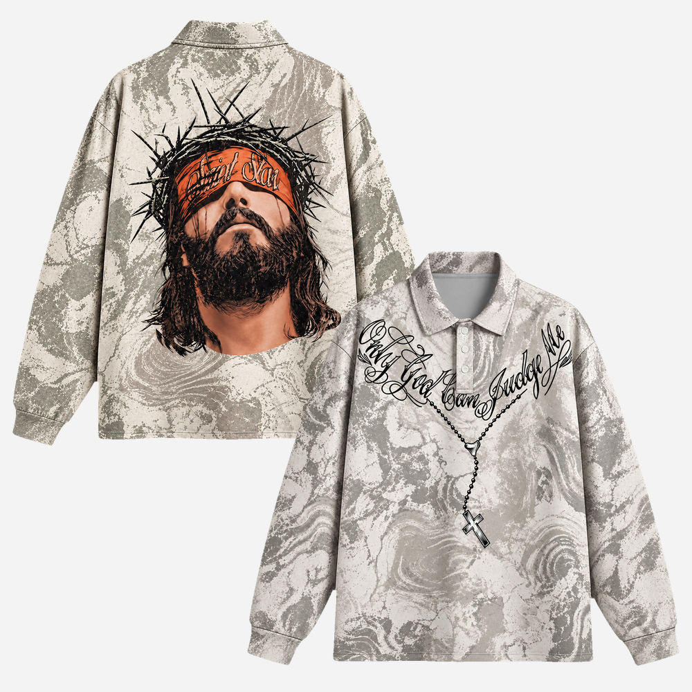 Blindfold Crown Scuba Polo Sweatshirt