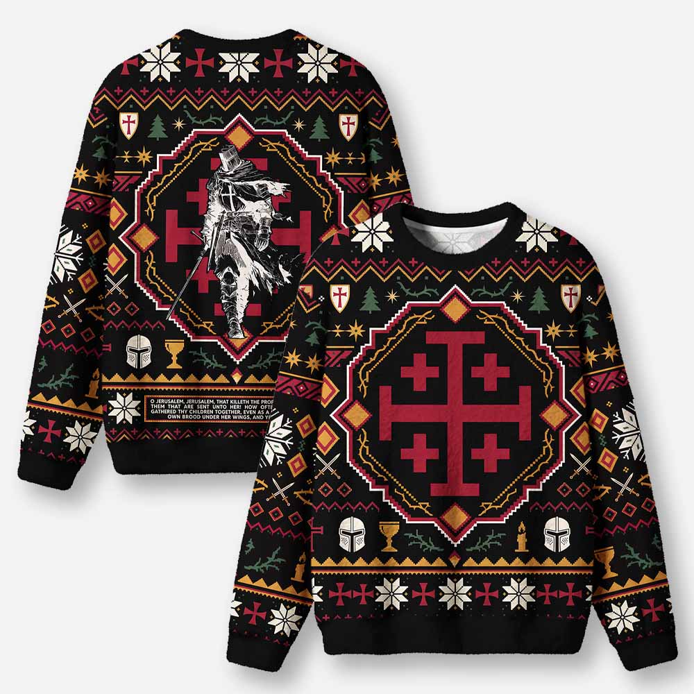 Red Knight Lightweight Ugly Christmas Sweater