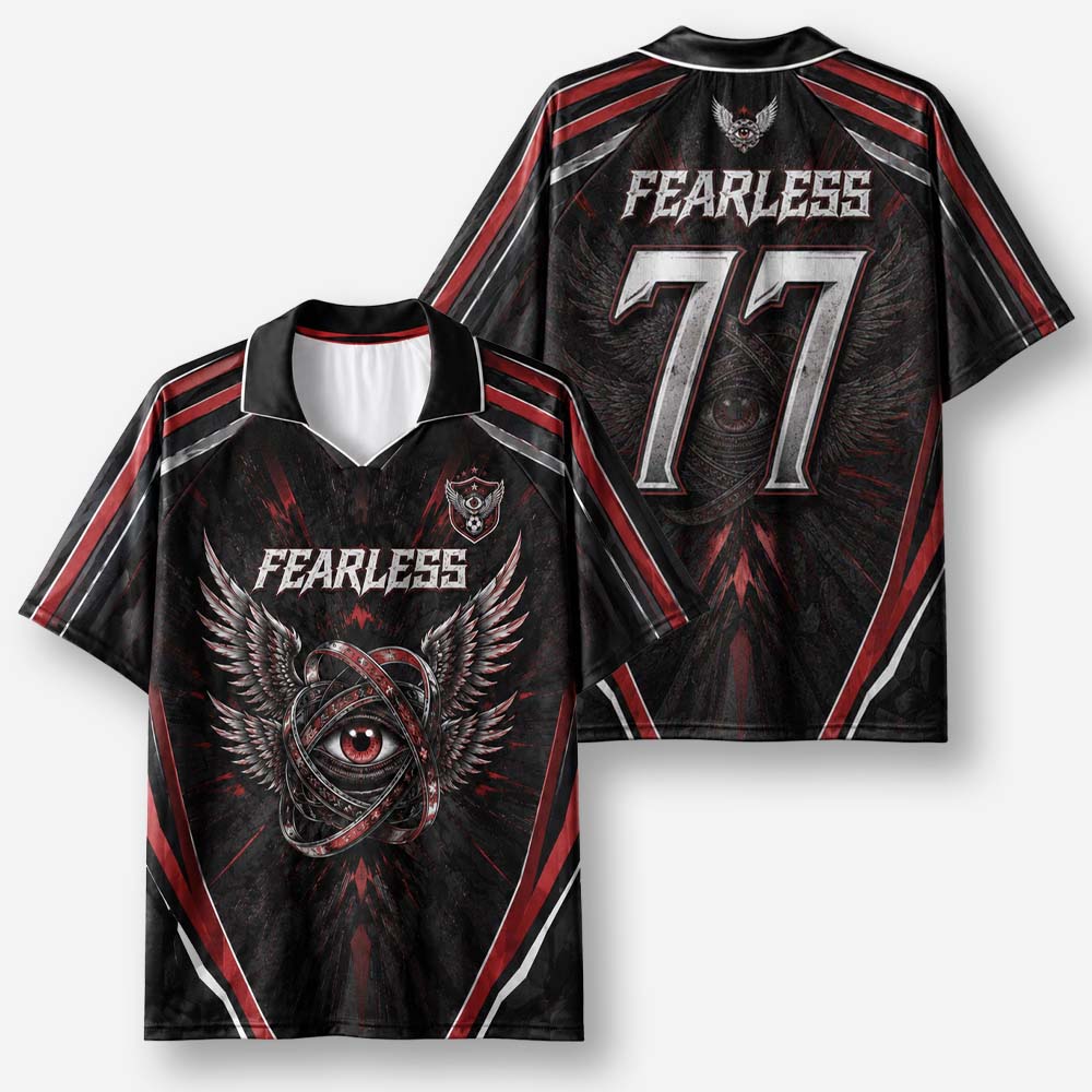 Fearless Eye Wing Graphic Collar Jersey