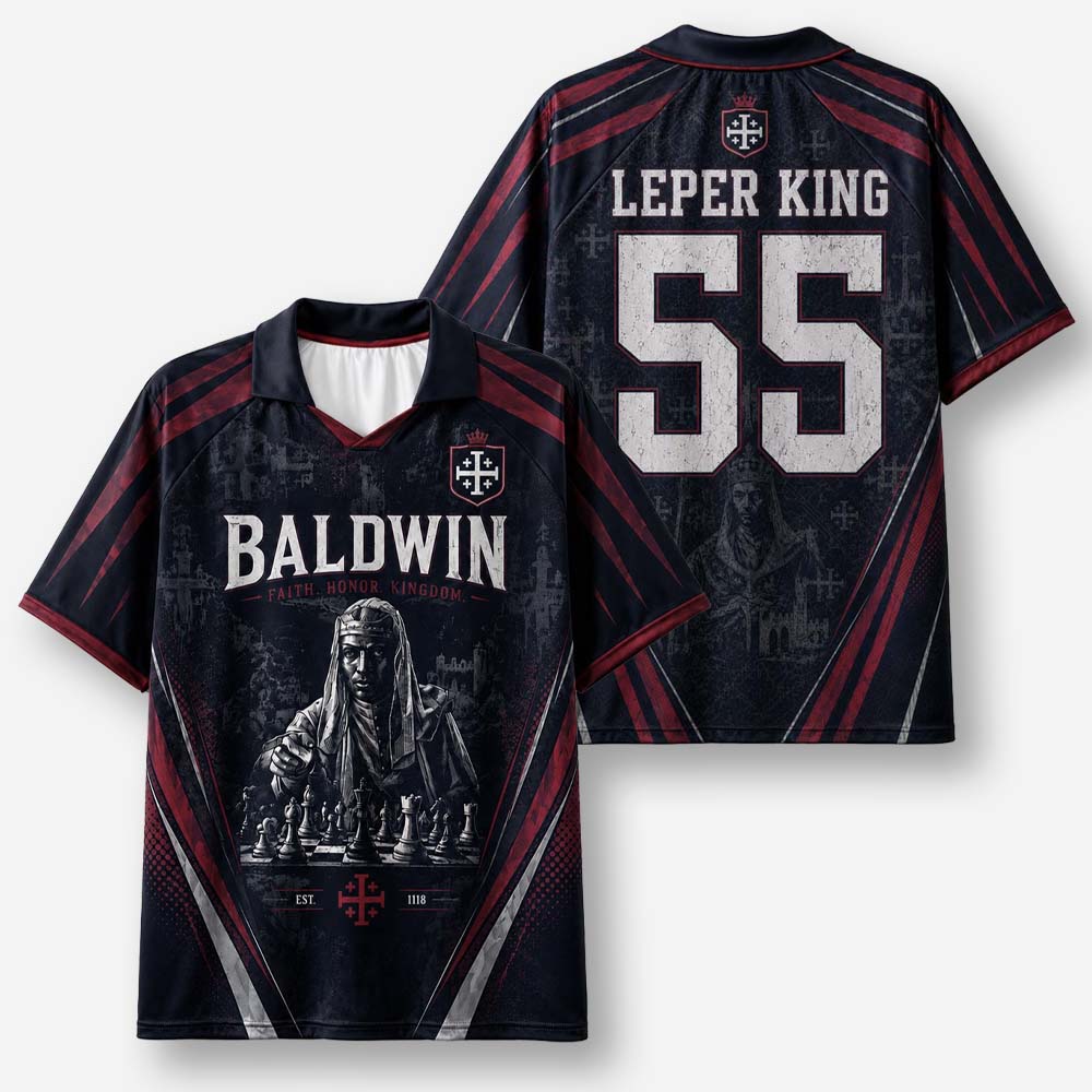 Masked King Graphic Collar Jersey