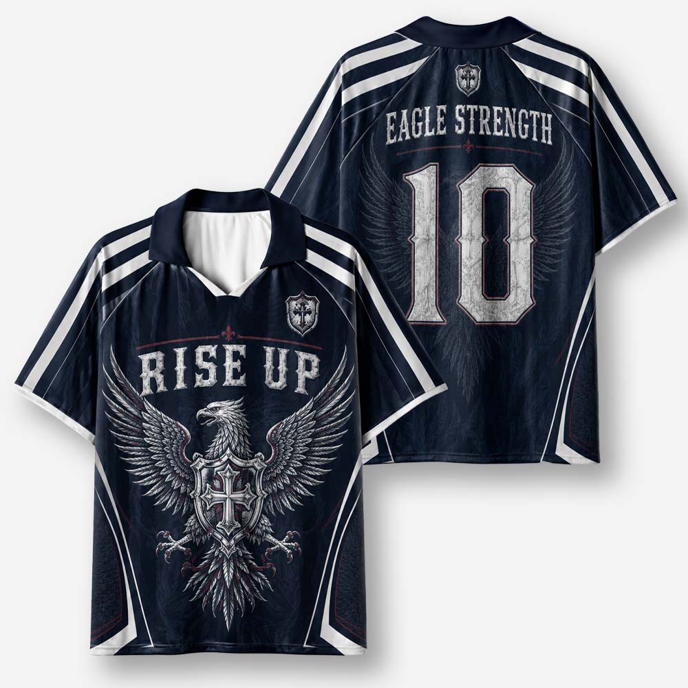 Strength Of An Eagle Graphic Collar Jersey