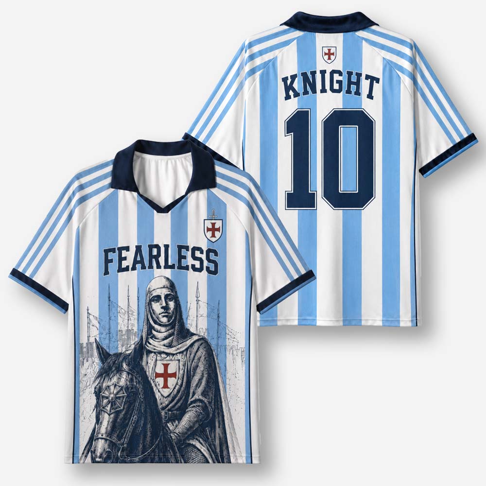 Masked King Graphic Collar Jersey