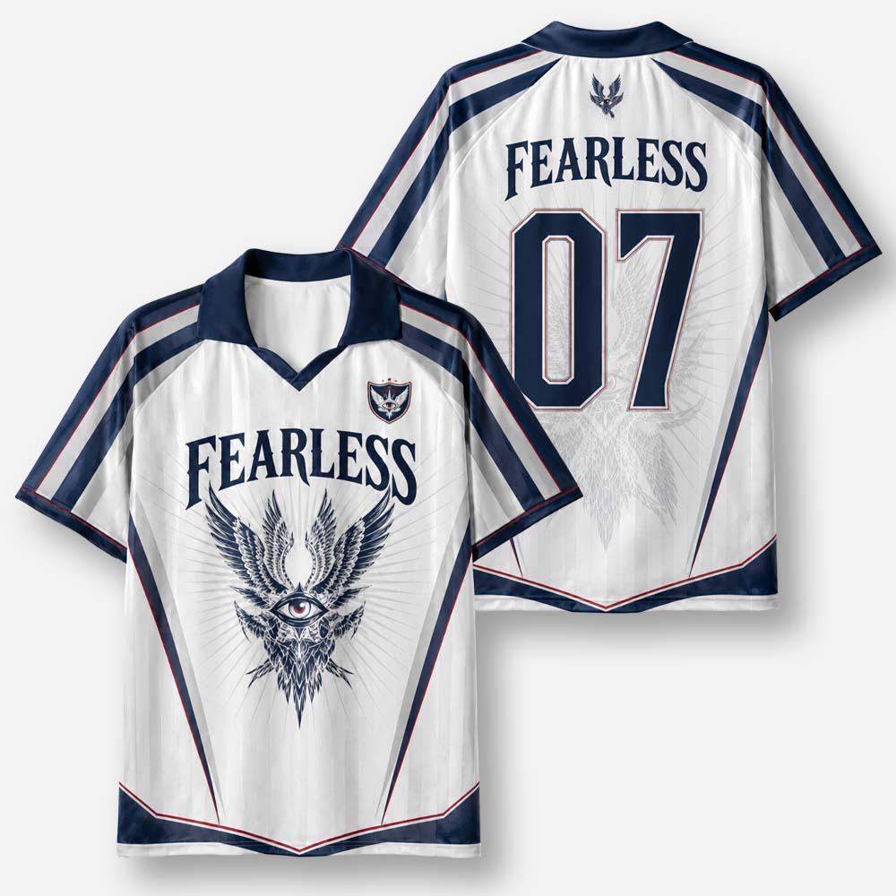 Fearless Eye Wing Graphic Collar Jersey