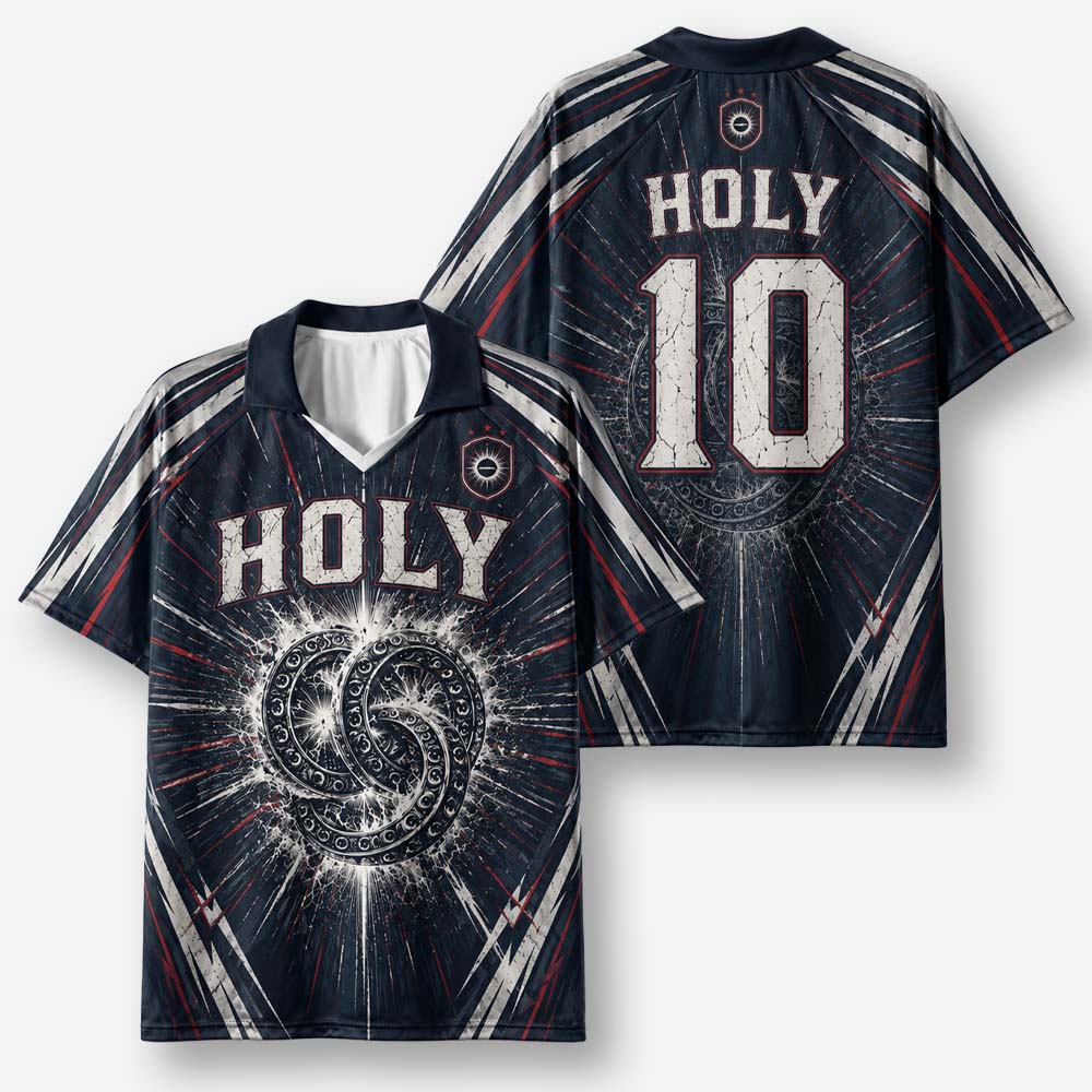 Radiant Eye Graphic Collar Jersey