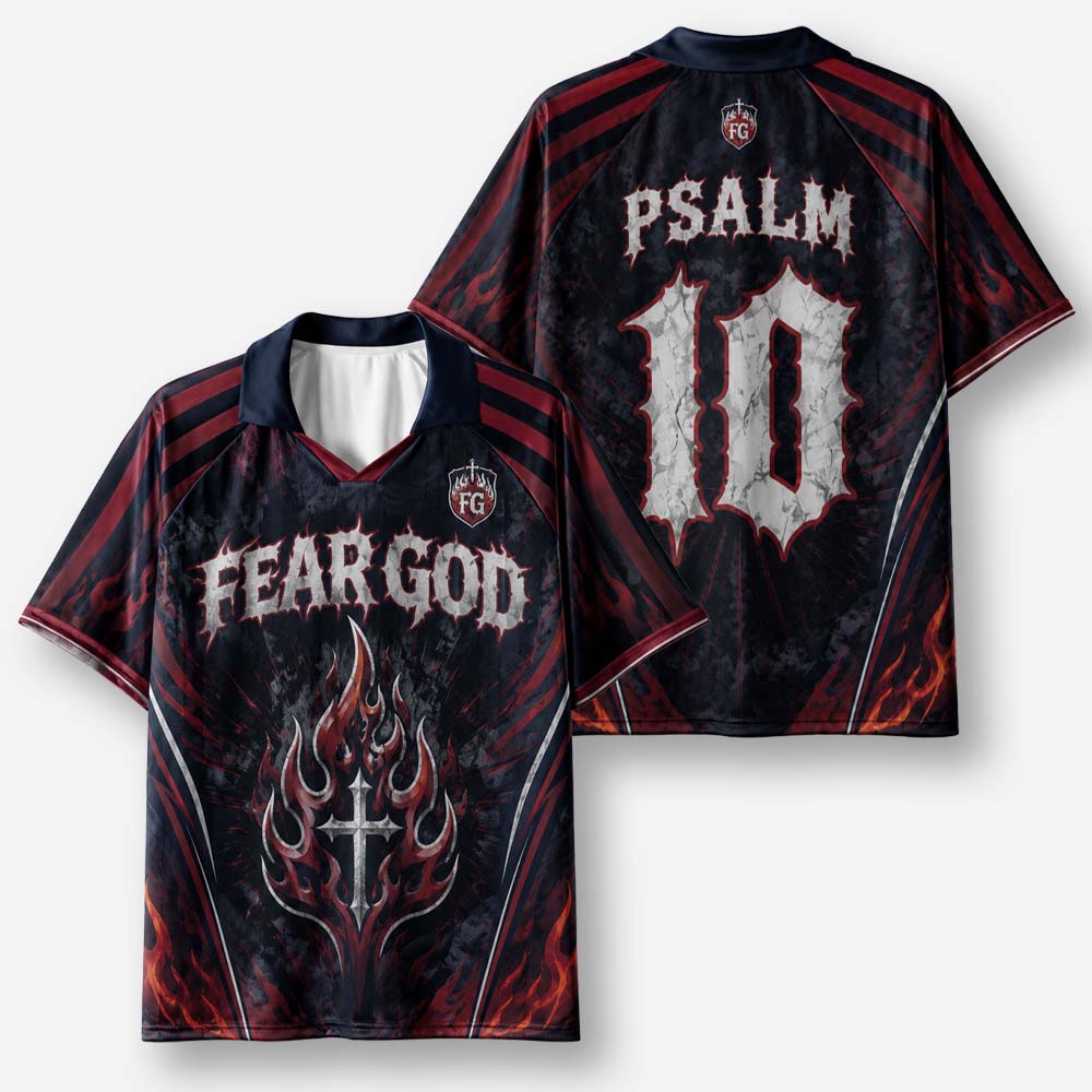 Fearless Flame Graphic Collar Jersey
