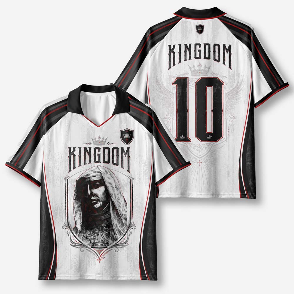 Masked King Graphic Collar Jersey