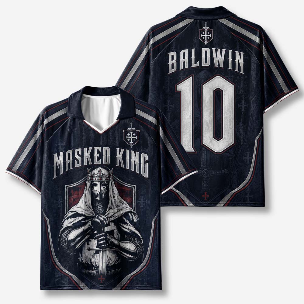 Masked King Graphic Collar Jersey