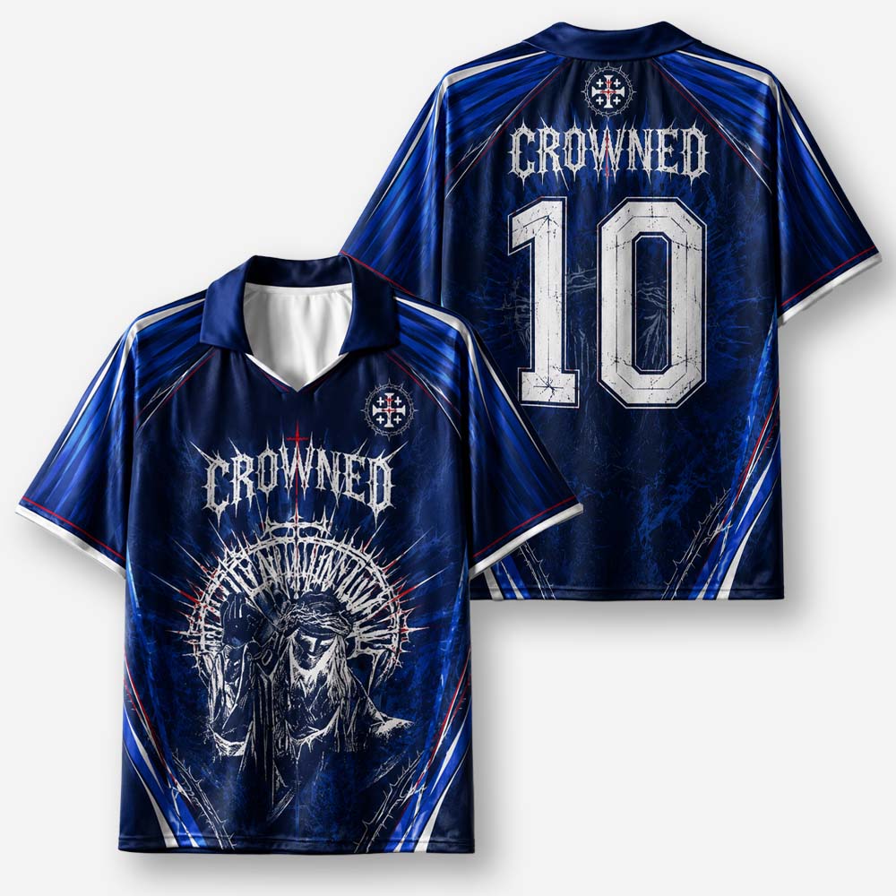 Masked Knight Graphic Collar Jersey