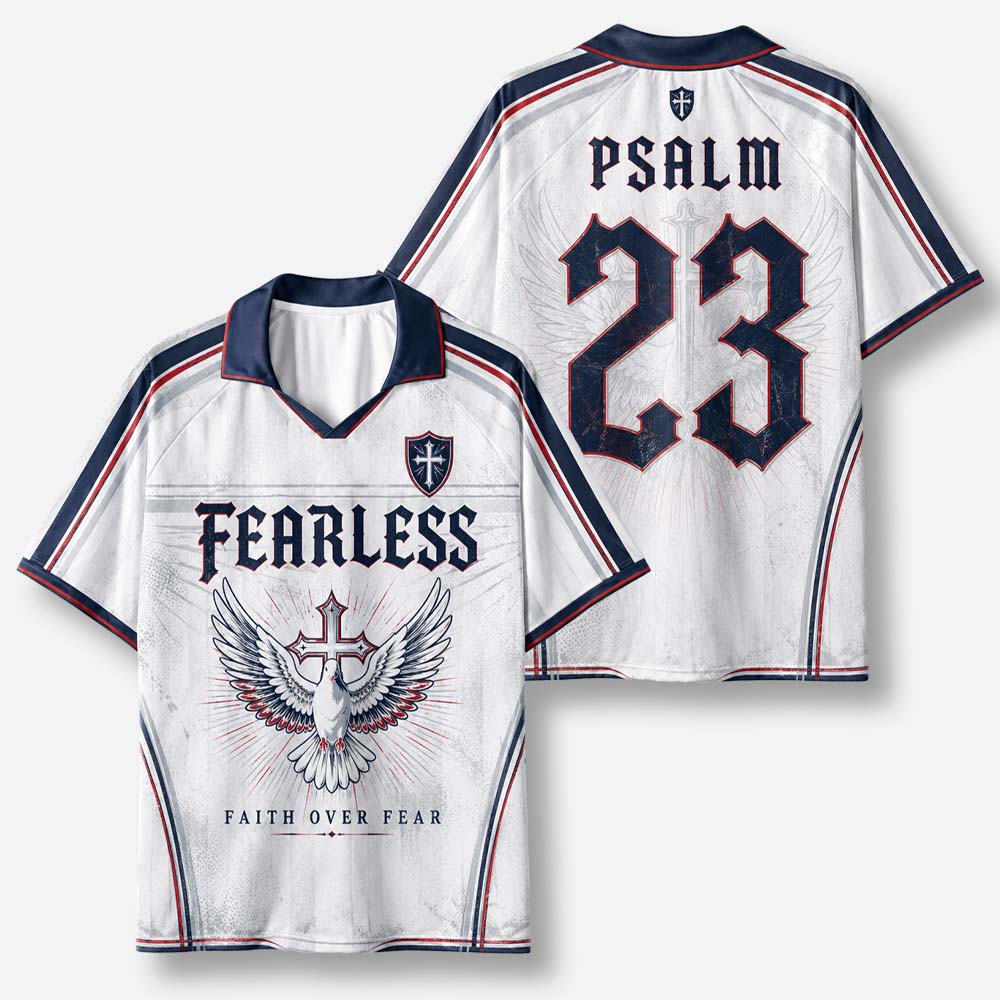 Fearless Dove Graphic Collar Jersey