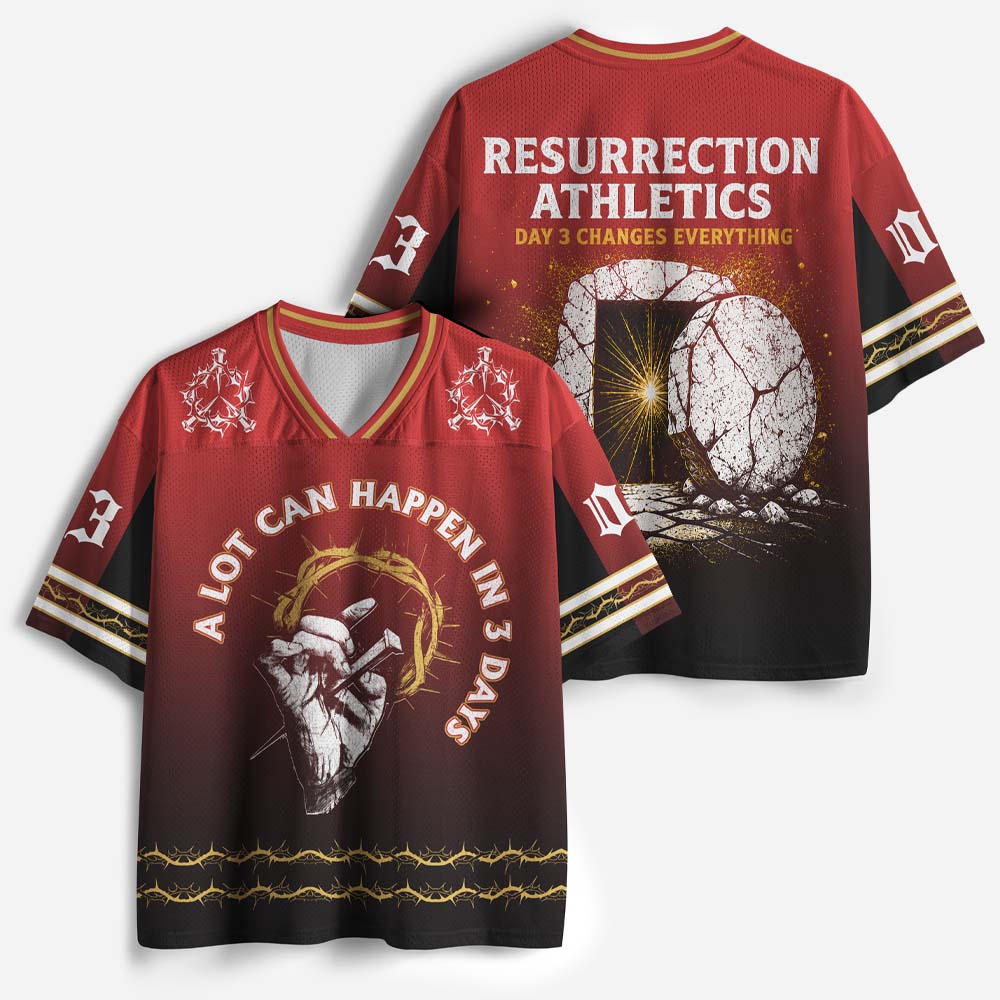 A Lot Can Happen In 3 Days Graphic Mesh Jersey