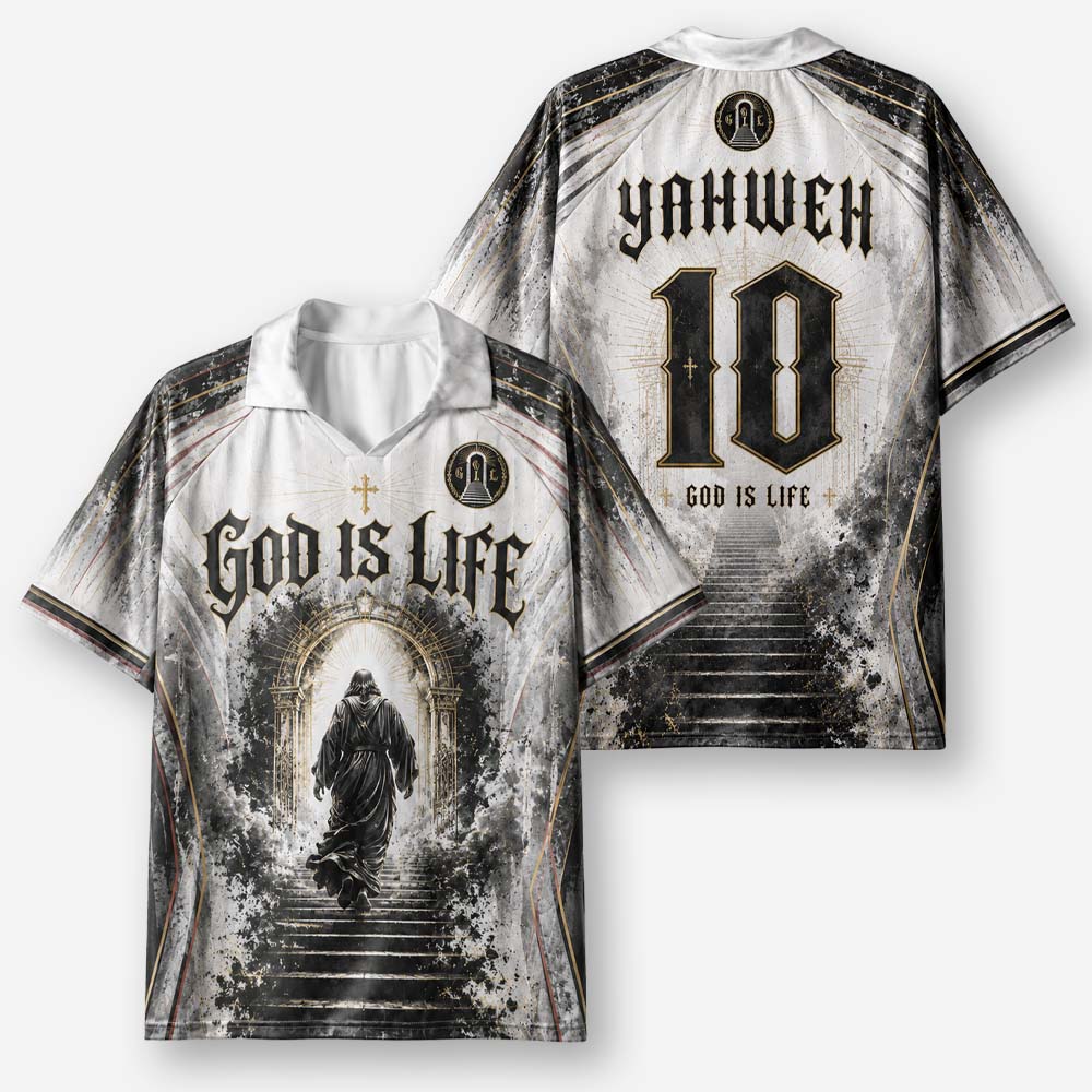 Walk Into Light Graphic Collar Jersey