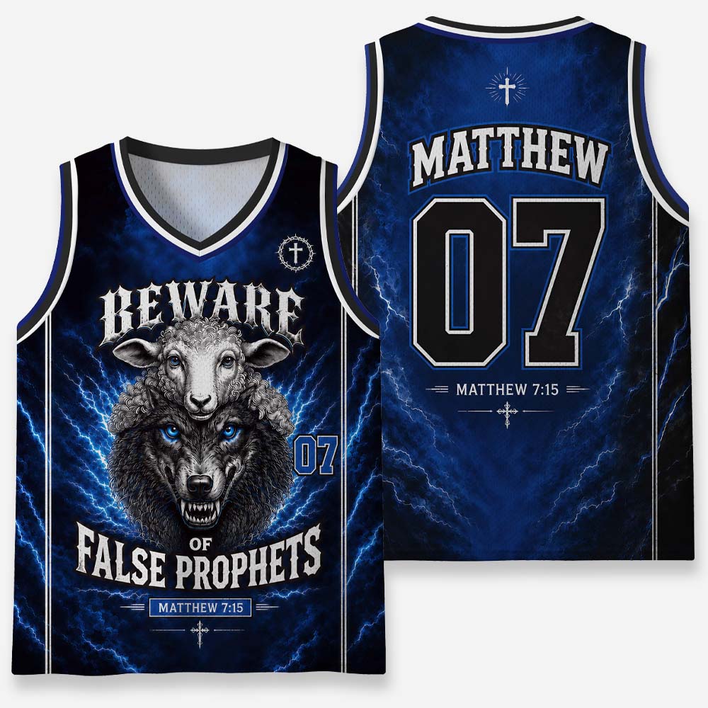 Wolf and Sheep Graphic Mesh Jersey Tank Top