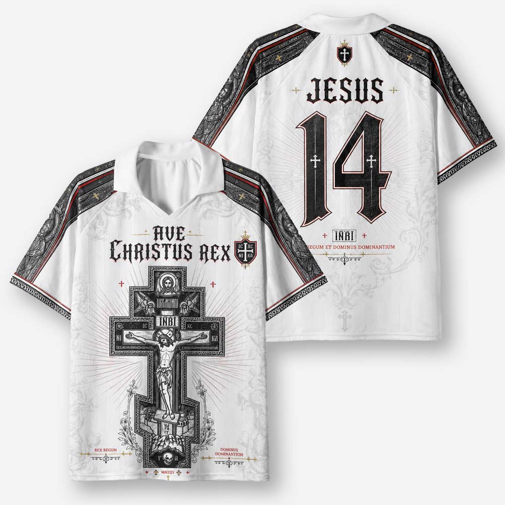 Ornate Relic Graphic Collar Jersey