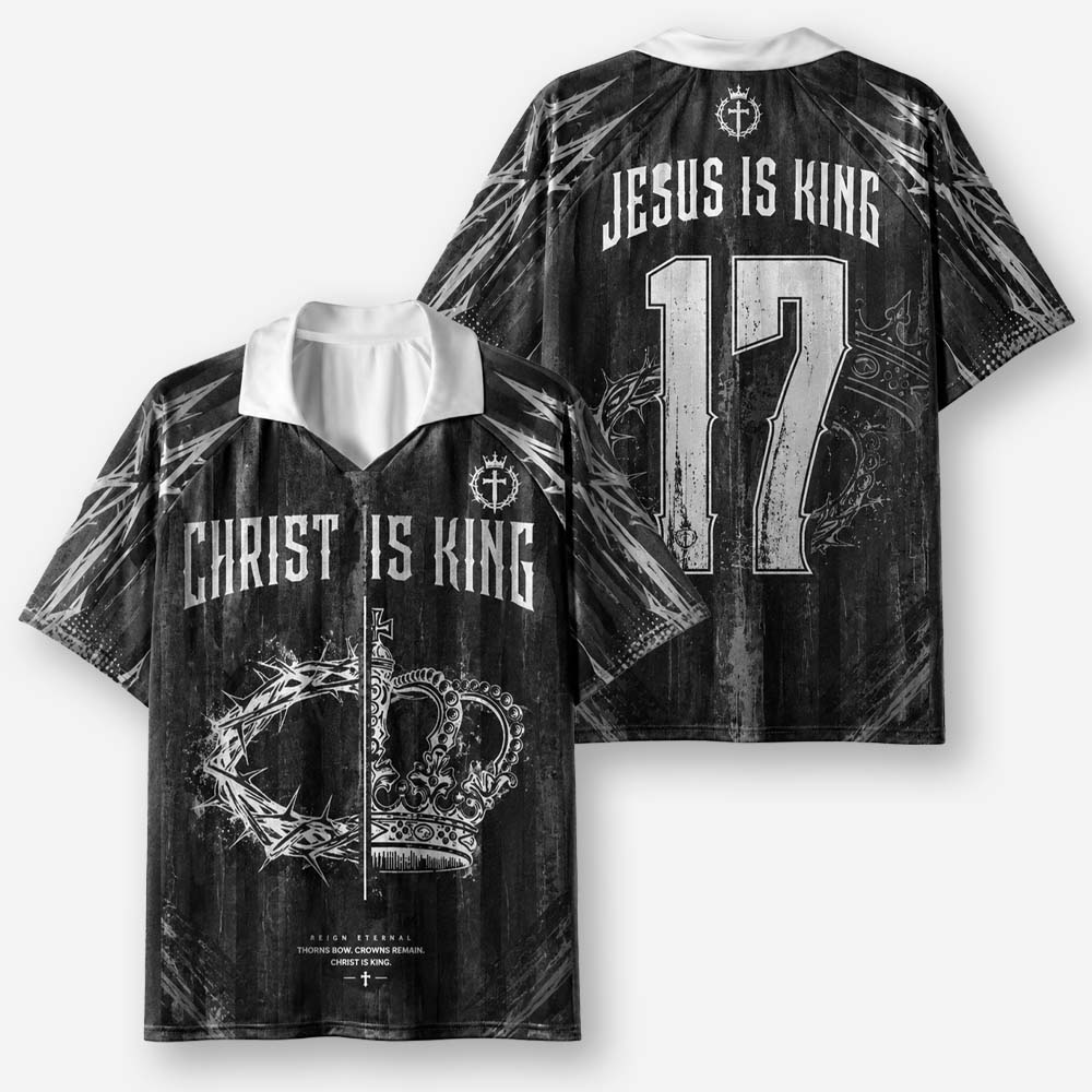 Crowned in Strength Graphic Collar Jersey