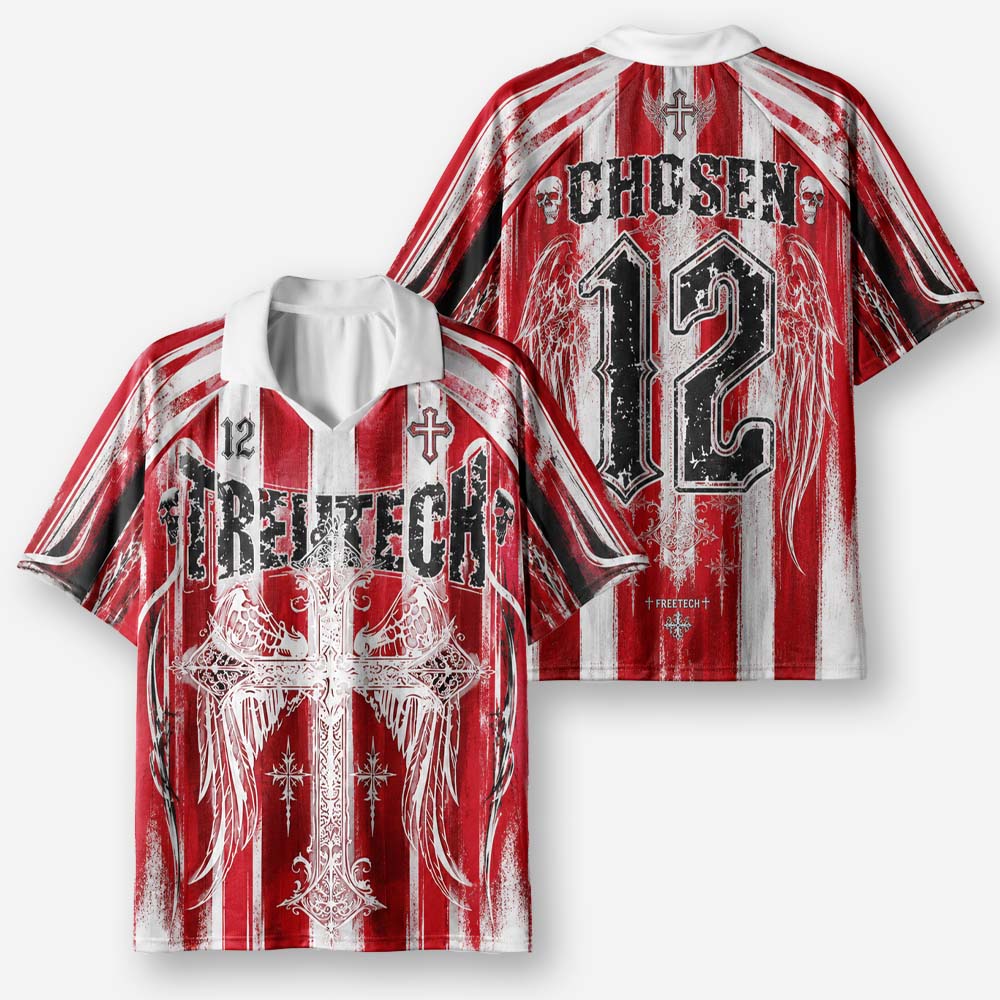 Winged Tech Emblem Graphic Collar Jersey