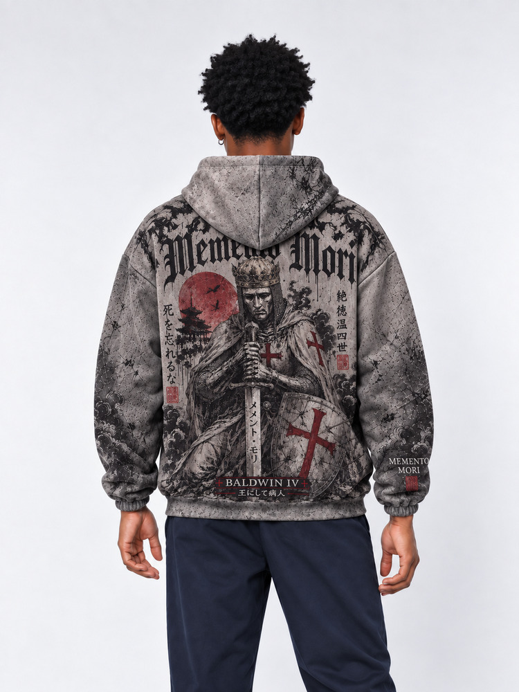 Memento Mori All Over Print Scuba Hoodie