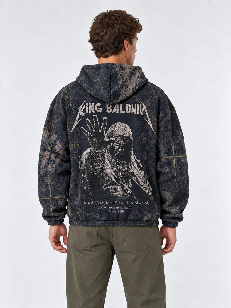Masked King All Over Print Scuba Hoodie