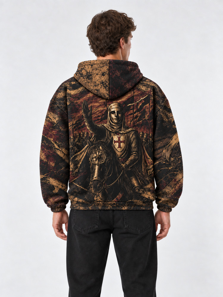 Crowned King All Over Print Scuba Hoodie