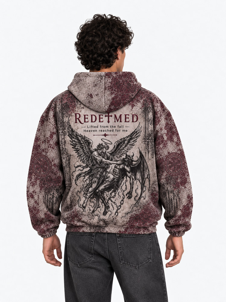Angel Rescue All Over Print Scuba Hoodie