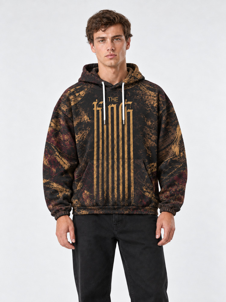 Crowned King All Over Print Scuba Hoodie