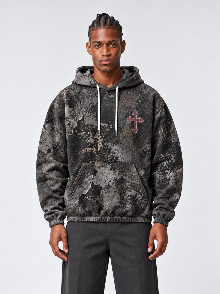Crowned Defender All Over Print Scuba Hoodie
