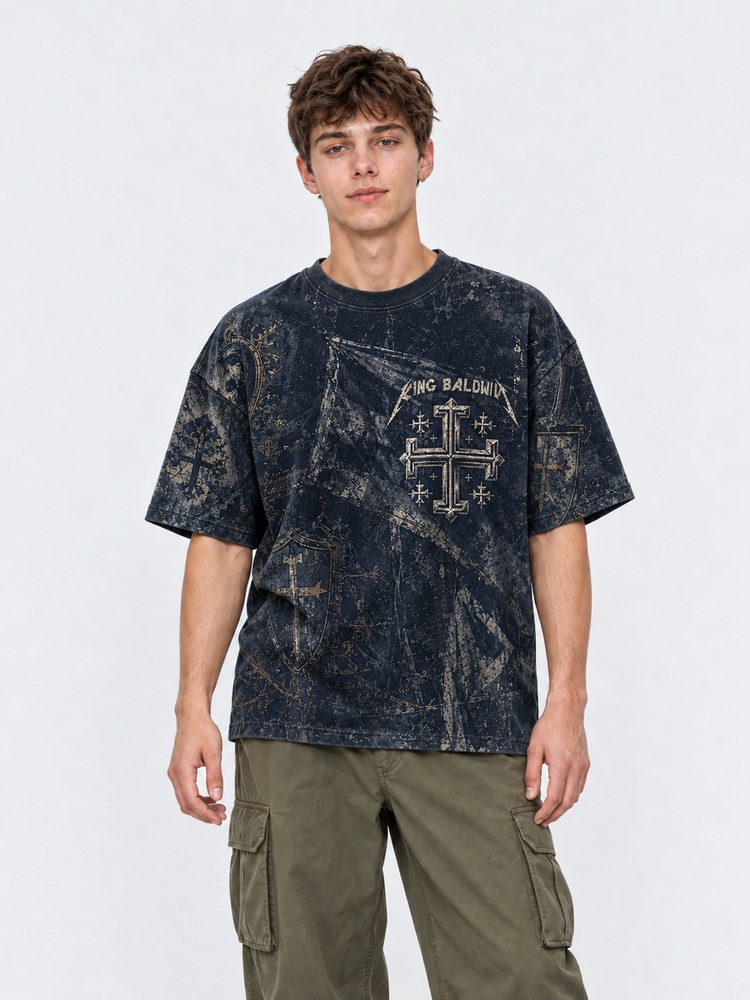 Masked King Eco Oversized Graphic Tees · GRS Certified