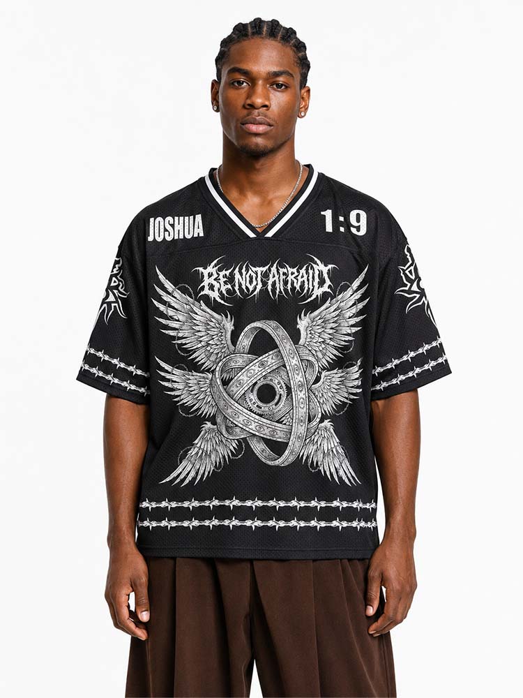 Fearless Eye Wing Graphic Mesh Jersey