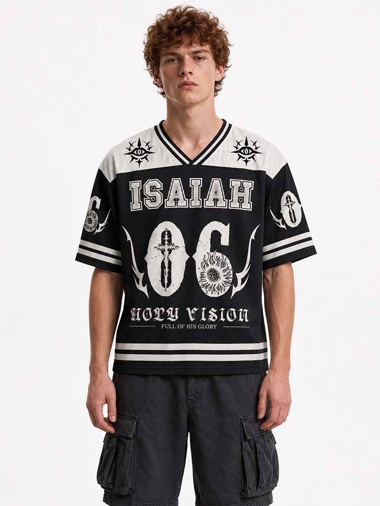 Radiant Eye Graphic Mesh Jersey