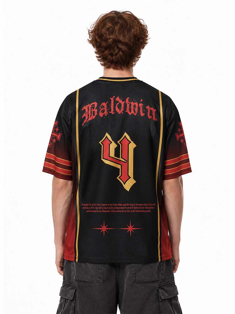 Masked King Graphic Mesh Jersey