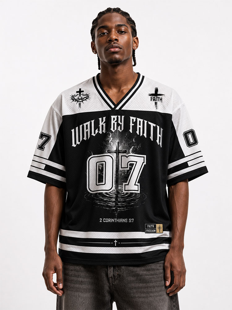 Not by Sight Graphic Mesh Jersey