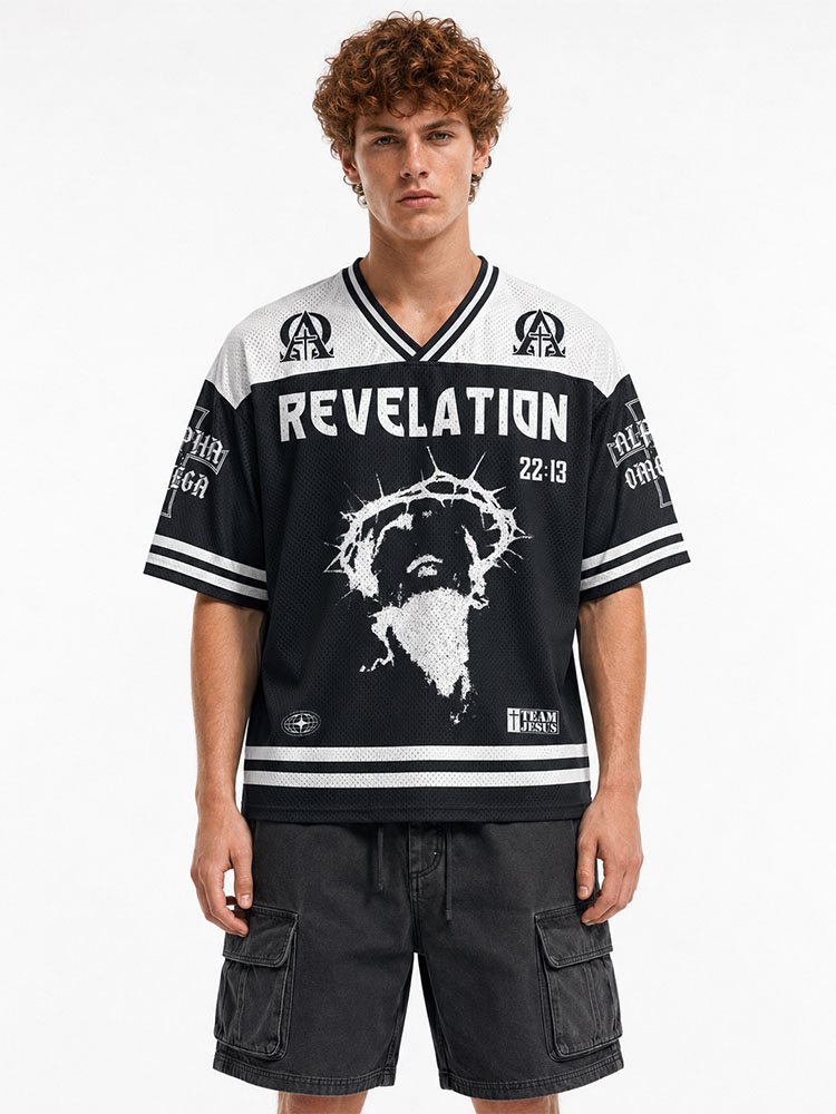 Crown Statement Graphic Mesh Jersey